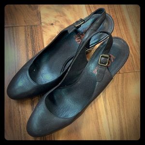 Chocolate brown heels